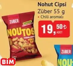 ZÜBER NOHUT CİPSİ